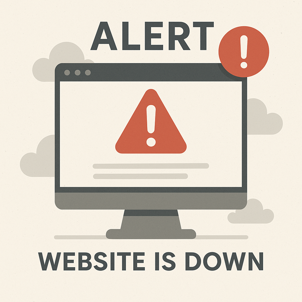 Alert if website is down