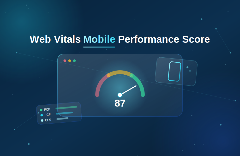 Web Vitals Mobile Performance Score