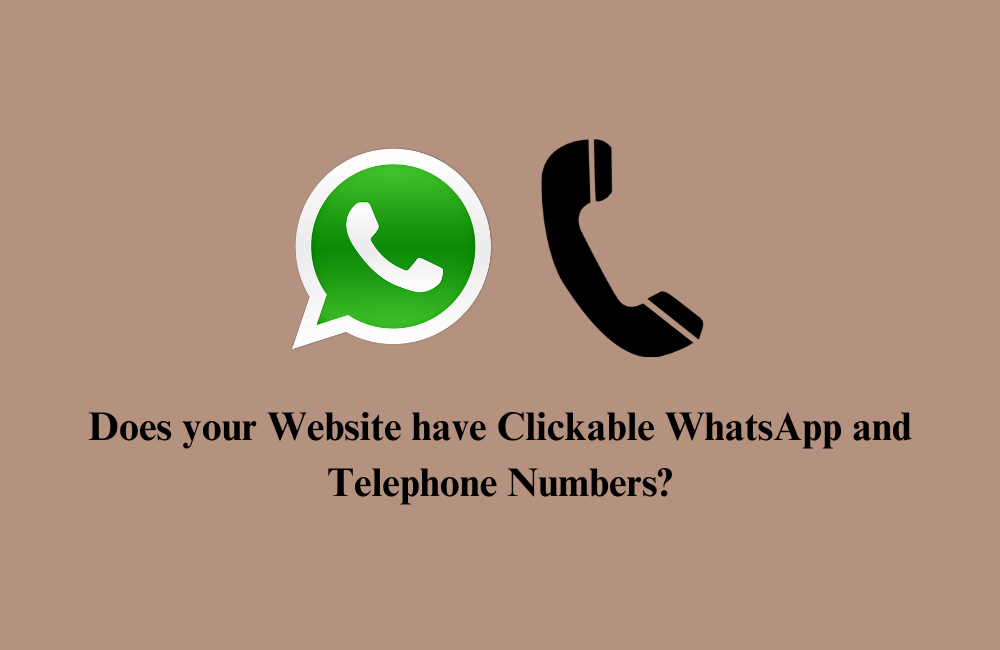 Clickable Contact Numbers